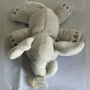 Philips Avent Soothie Snuggle Pacifier Holder Lovey Elephant